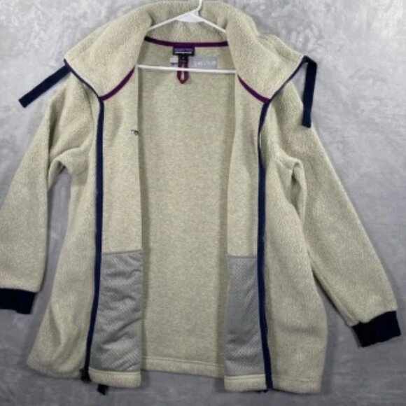 Patagonia Jacket men's XL Sherpa Fleece Full Zip Long Sleeve Pockets Polyester - Picture 10 of 16